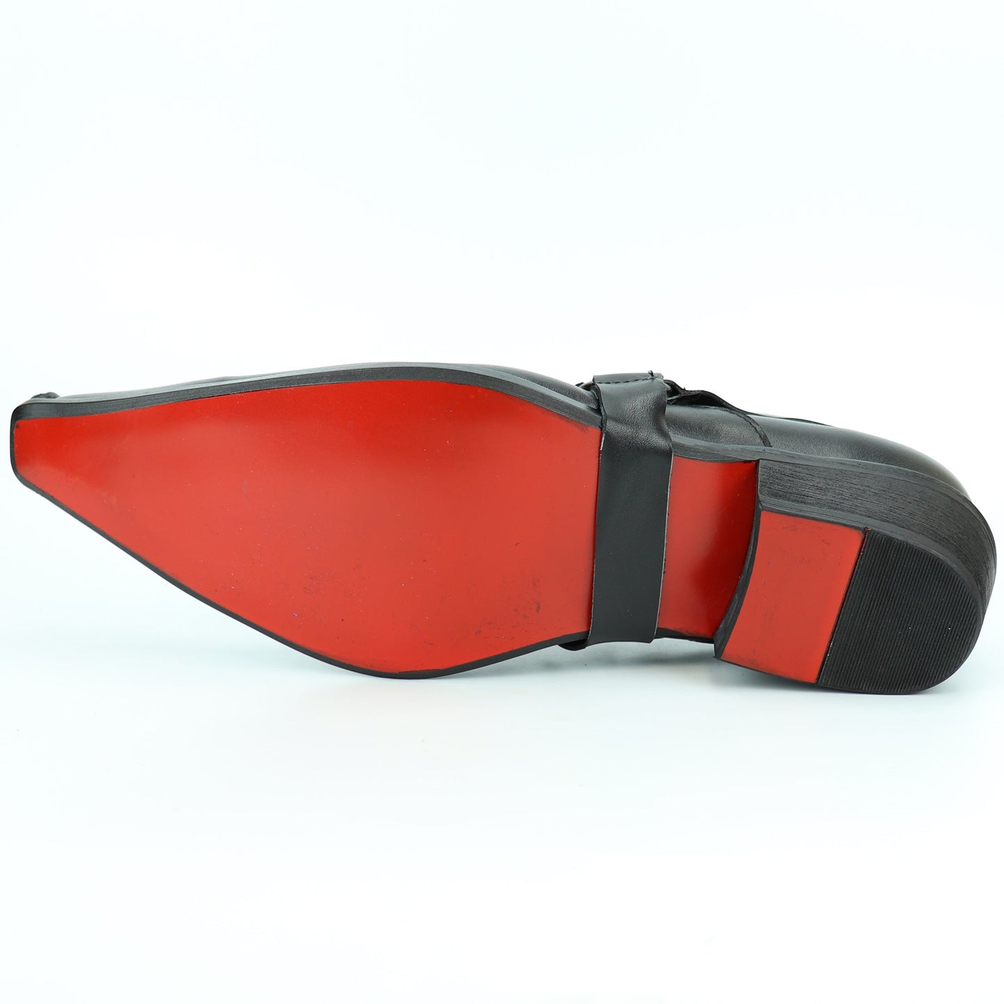 FI-7278 Black Leather Shoe Pointed Toe Slip on Fiesso by Aurelio Garcia