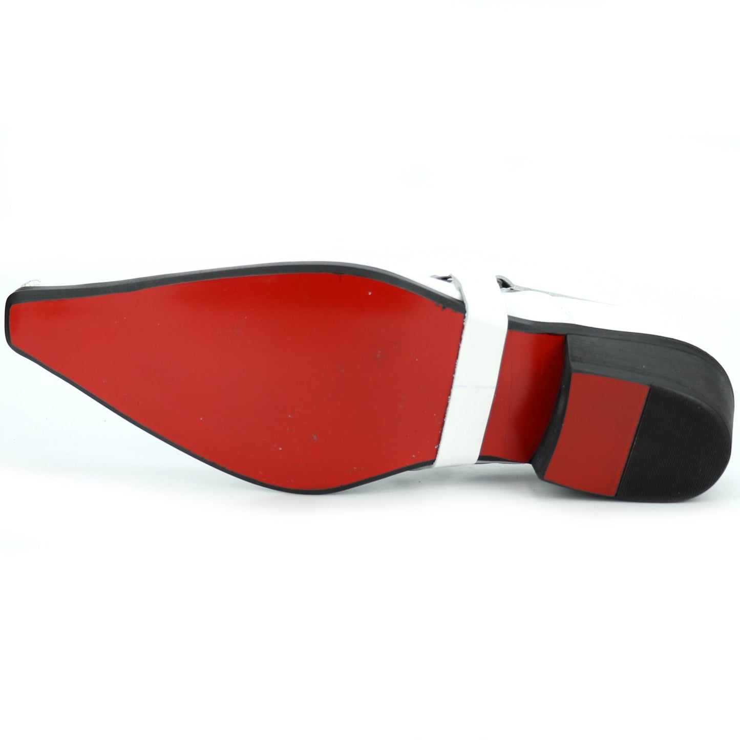 FI-7278 White Leather Shoe Pointed Toe Slip on Fiesso by Aurelio Garcia