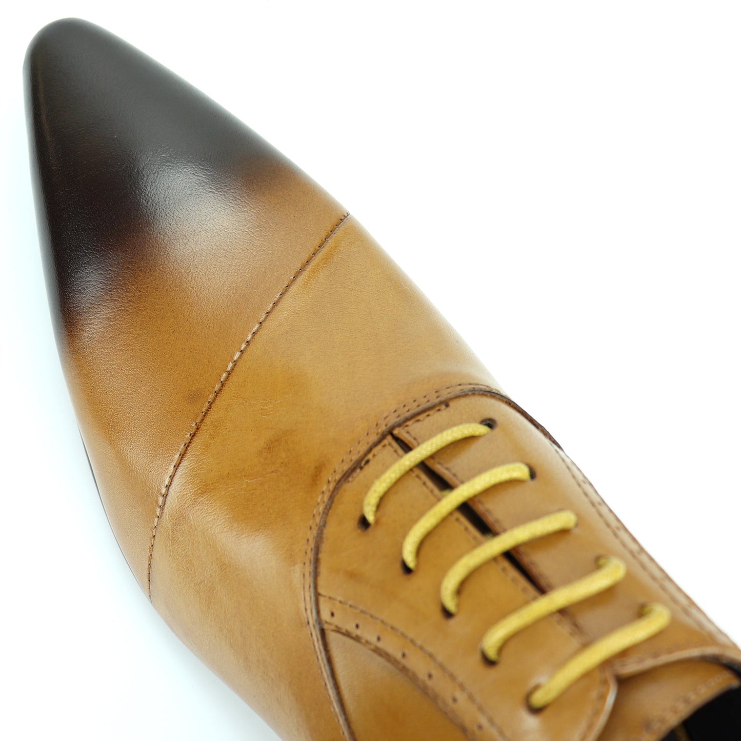 FI-7281 Genuine Tan Leather Lace up Fiesso by Aurelio Garcia