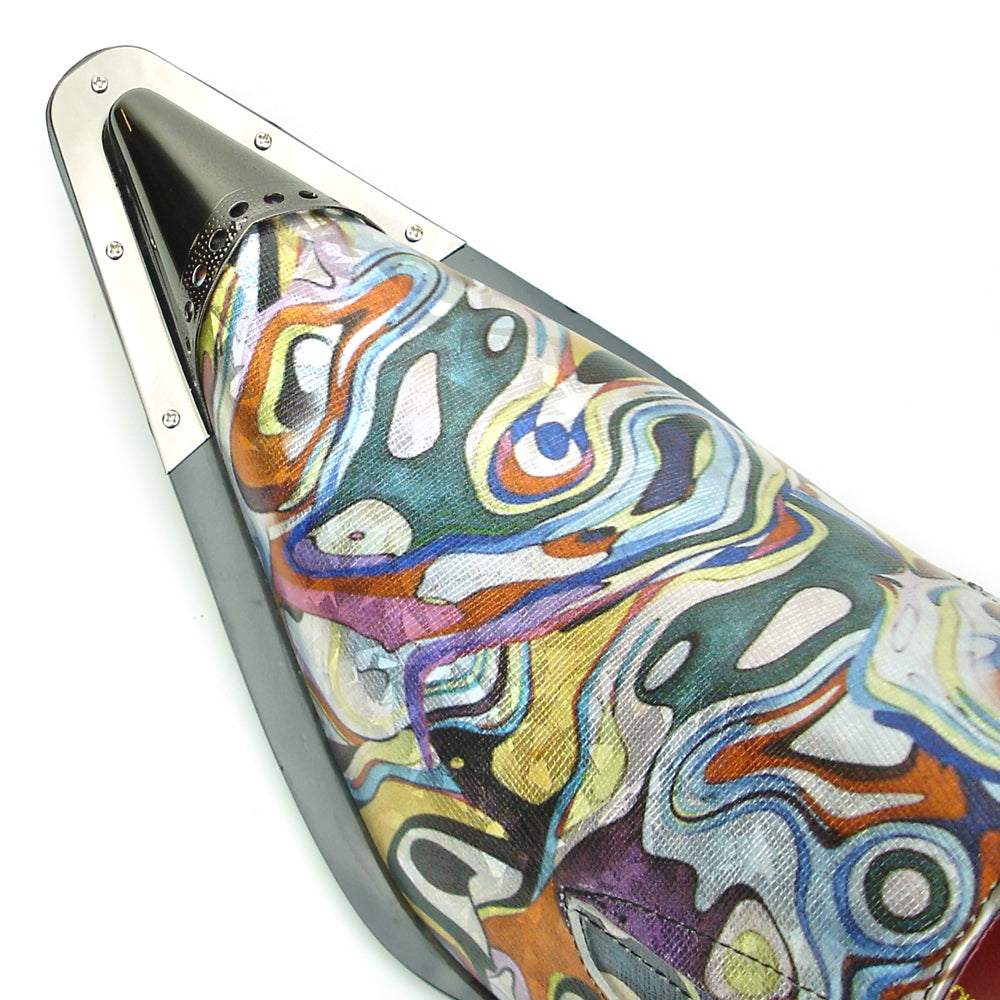 FI-7467 Multi Color Leather Metal Tip Slip on Fiesso by Aurelio Garcia