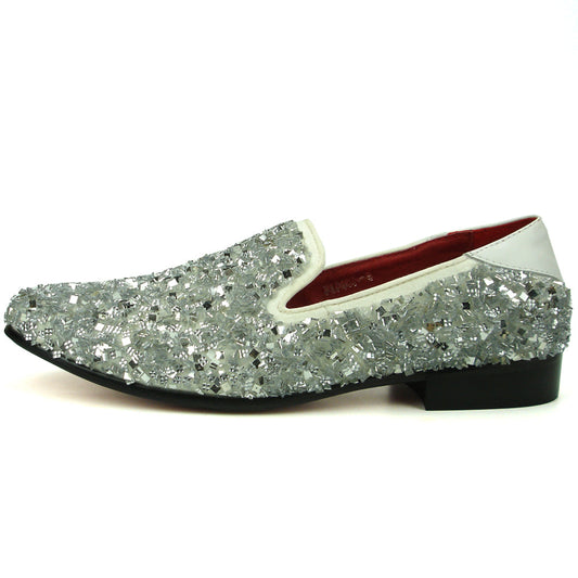 FI-7498 White Slip on Loafer Fiesso by Aurelio Garcia