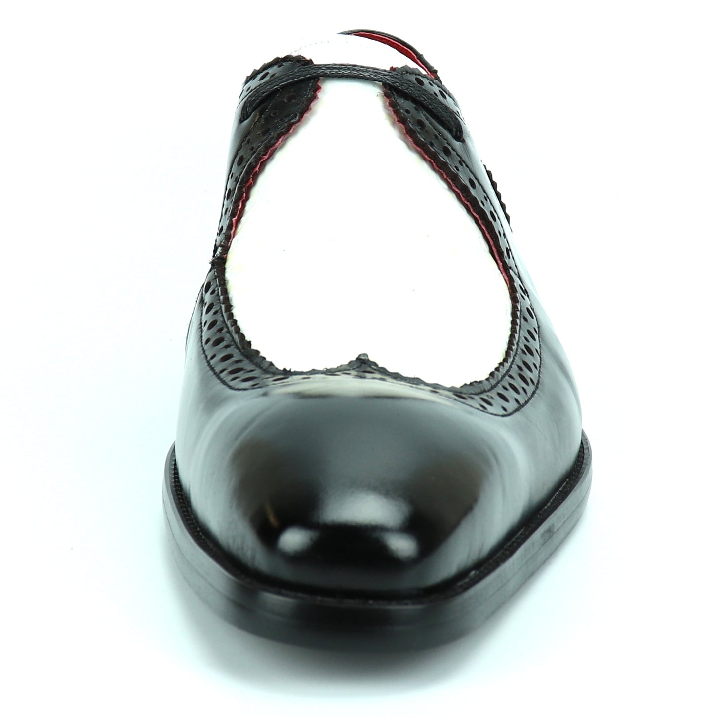 FI-8704 Black White Wing Tip Encore by Fiesso