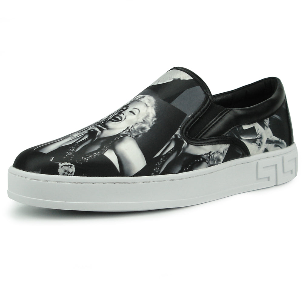 FI-2346 Marilyn Monroe Print Slip on Low Cut Sneaker Encore by Fiesso
