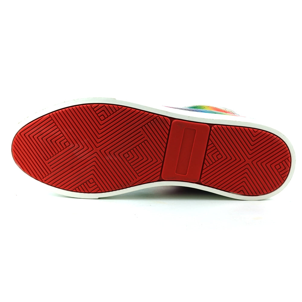 FI-2384 Multi Color Lace up High top Sneaker Encore by Fiesso