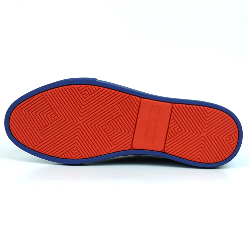 FI-2415-2 Navy Patent Leather Lace up Sneaker Encore by Fiesso