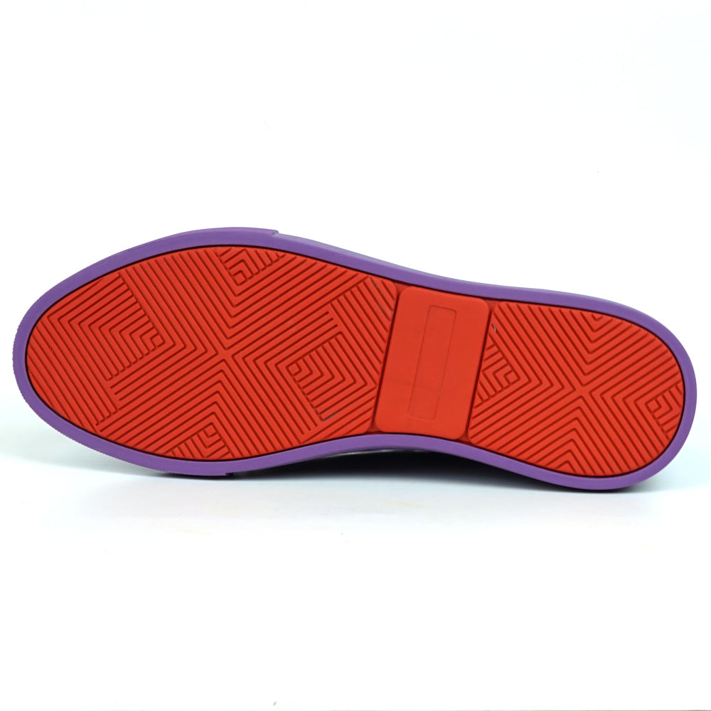 FI-2415-2 Purple Patent Leather Lace up Sneaker Encore by Fiesso