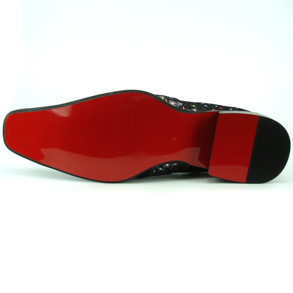 FI-7287-2 Multi Color With Rhinestones Slip on Loafer Fiesso by Aurelio Garcia