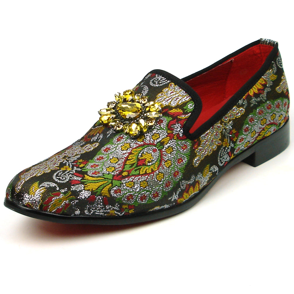 FI-7385-5 Multicolor Slip on Loafer Fiesso by Aurelio Garcia