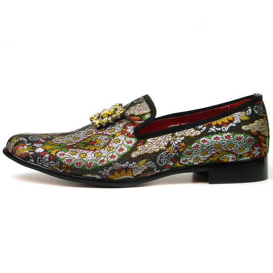 FI-7385-5 Multicolor Slip on Loafer Fiesso by Aurelio Garcia
