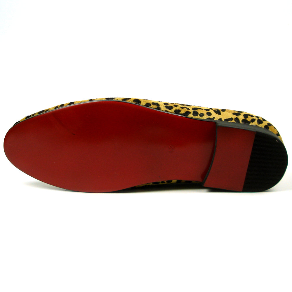 FI-7402 Leopard Pony Hair with Tassel Loafer Fiesso by Aurelio Garcia