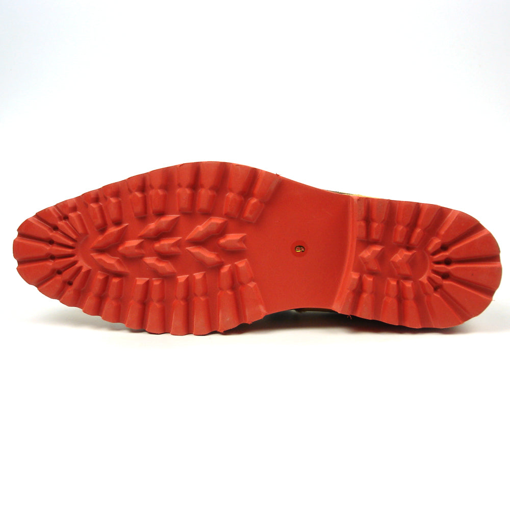 FI-7455 Brown Cap Toe Spikes Slip On Fiesso by Aurelio Garcia