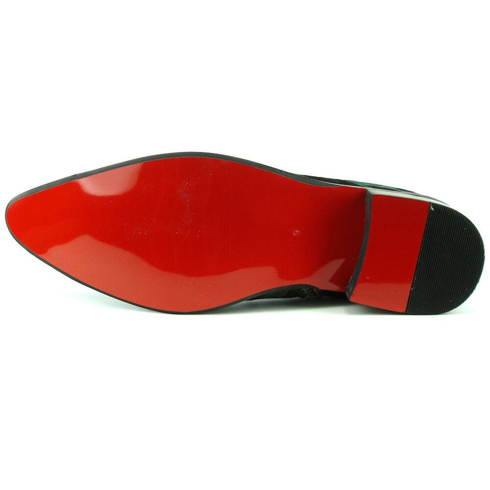 FI-7315 Black Green Pony Hair Zebra Boot Fiesso by Aurelio Garcia