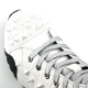FI-2405 White Spikes High Top Sneakers Encore by Fiesso