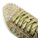 FI-2413 Gold Glitter Spike Low Cut Sneaker Encore by Fiesso