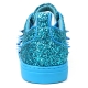 FI-2429 Blue Glitter Blue Spikes Low Cut Sneaker Encore by Fiesso