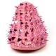 FI-7517 Pink Glitter Pink Spikes Slip on Loafer Fiesso by Aurelio Garcia