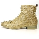 FI-7527 Gold Glitter Gold Spikes Boot Encore by Fiesso