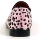 FI-7532 Black Pink Leopard Print Pony Hair  Slip On Loafer Fiesso by Aurelio Garcia