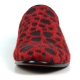 FI-7532 Black Red Leopard Print Pony Hair  Slip On Loafer Fiesso by Aurelio Garcia