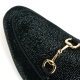 FI-7551 Black Suede Black Rhinestones Gold Ornament Fiesso by Aurelio Garcia Sandal
