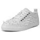 FI-2429 White Glitter White Spikes Low Cut Sneaker Encore by Fiesso