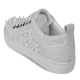 FI-2429 White Glitter White Spikes Low Cut Sneaker Encore by Fiesso