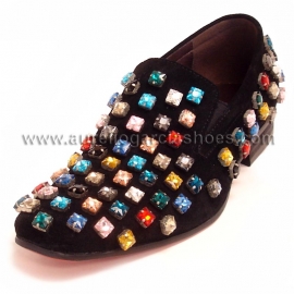 FI-6774 Black With Multi color Stone Encore by Fiesso